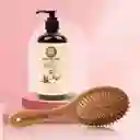 Crema Para Peinar Reparadora Y Cepillo Bambu