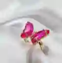 Anillo Desestresarte Con Diseño De Mariposa