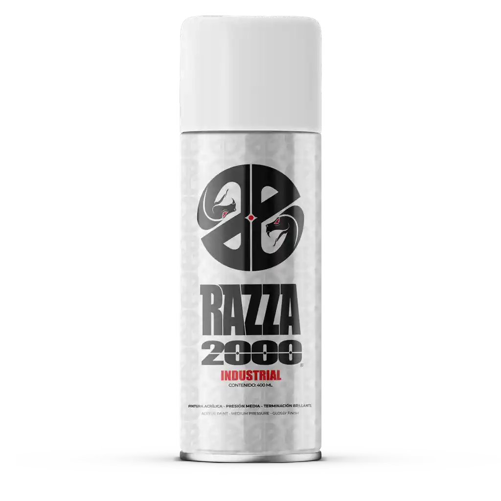 Aerosol Razza Industrial 400 Ml Blanco Mate