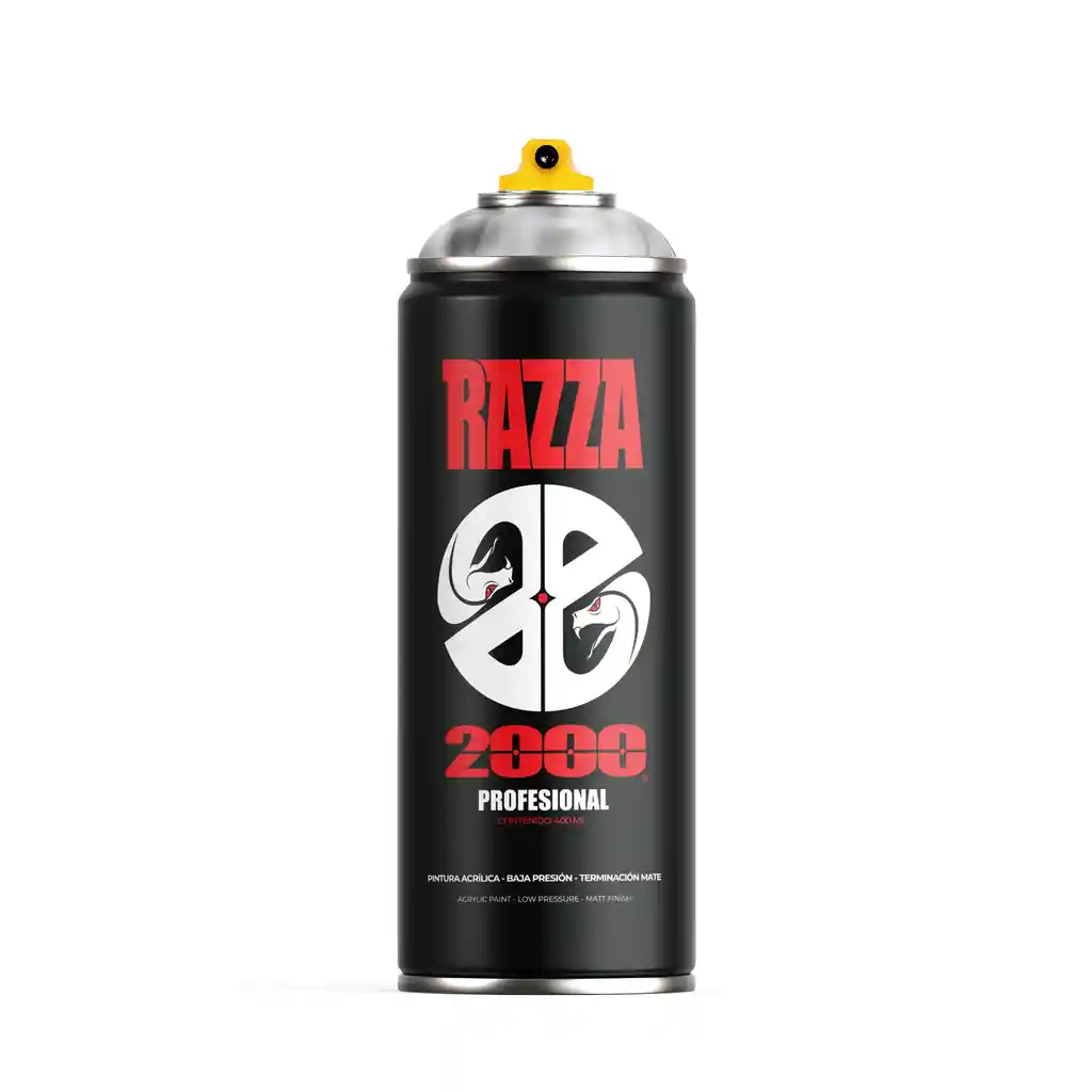 Aerosol Razza 2000 Profesional Metalizados 400 Ml Cromo