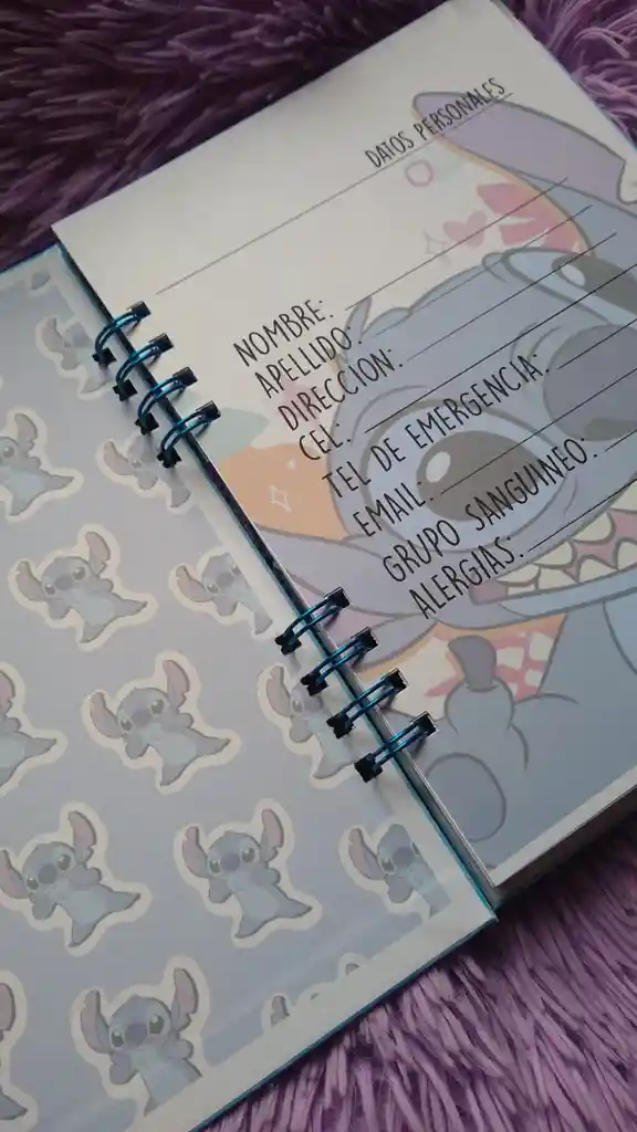 Libreta Stitch