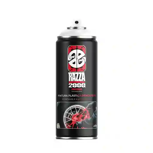 Aerosol Razza 2000 Profesional Pintura Plastica Removible 400 Ml Blanco Mate