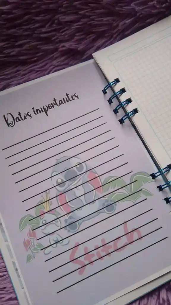 Libreta Stitch