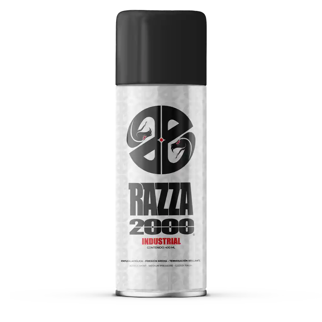 Aerosol Razza Industrial 400 Ml Negro Mate