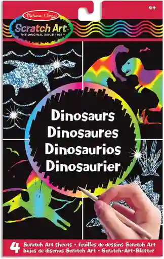 Set De Arte Para Raspar Dinosaurios Actividades Niños Niñas