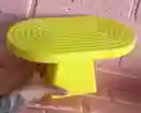 Soporte O Base Para Tortas Ovalada Amarilla Neon