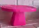 Soporte O Base Para Tortas Ovalada Fucsia Neon