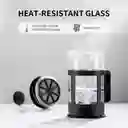 Prensa Francesa Cafe Cafetera Vidrio 350ml Filtro Acero Inox
