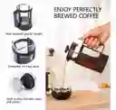 Prensa Francesa Cafe Cafetera Vidrio 350ml Filtro Acero Inox