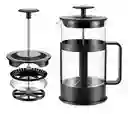 Prensa Francesa Cafe Cafetera Vidrio 350ml Filtro Acero Inox