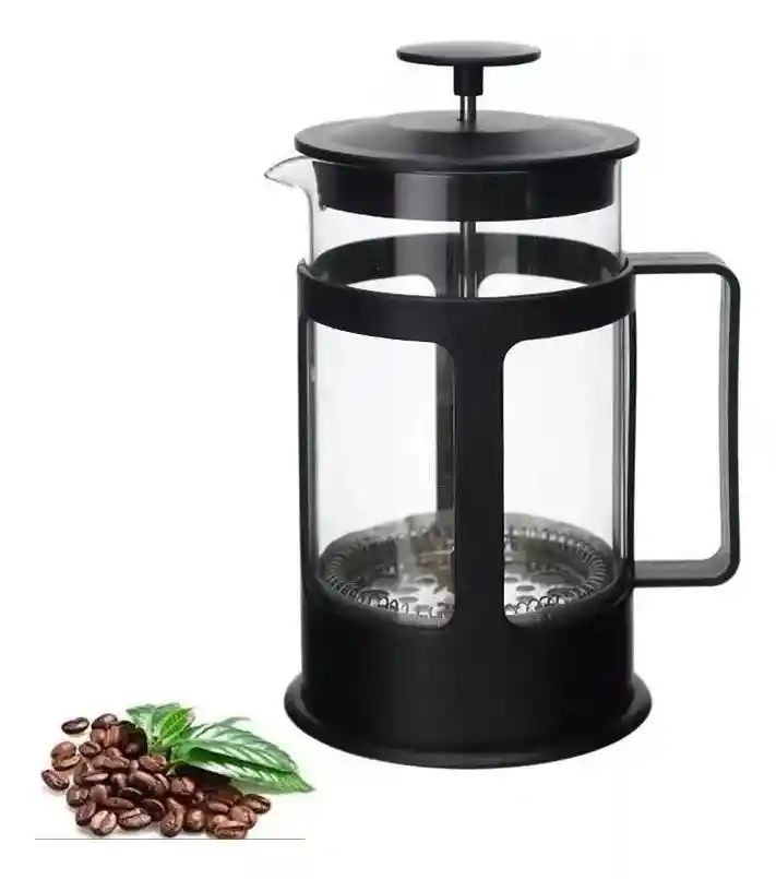 Cafetera Prensa Francesa 600ml En Vidrio Borosilicato