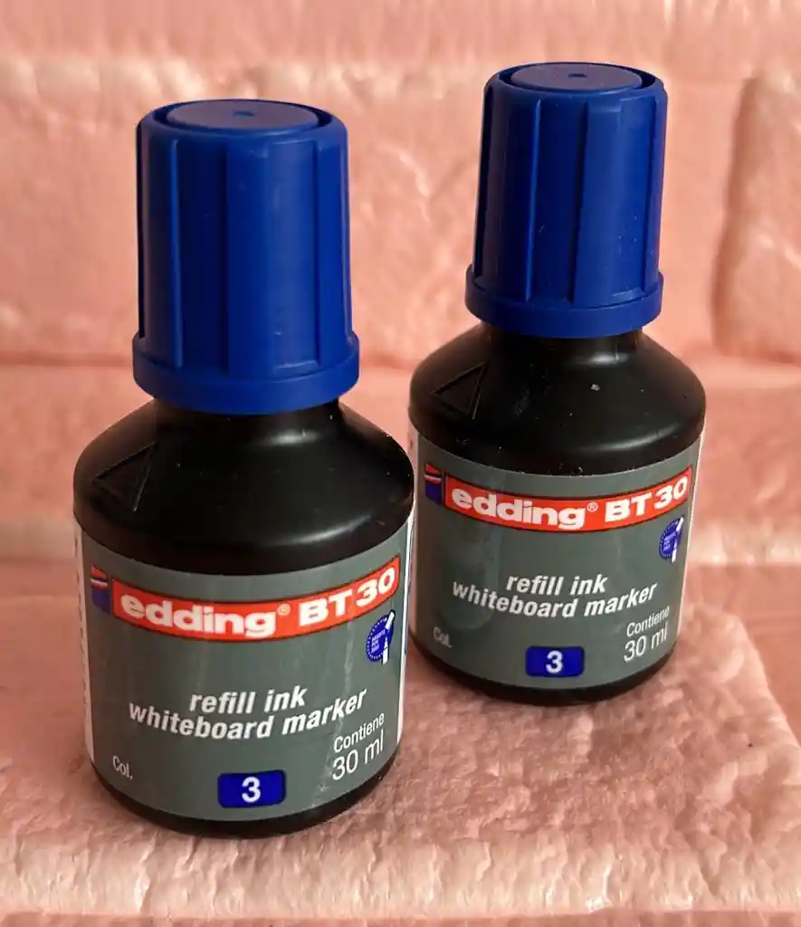 Tinta Para Marcador Recargable Azul Edding 30ml