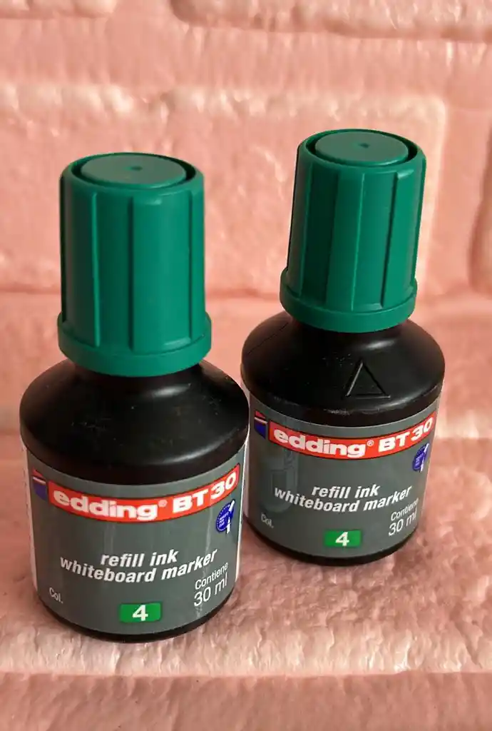 Tinta Para Marcador Borrable Recargable Verde Edding 30ml