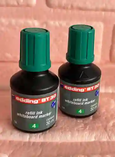 Tinta Para Marcador Borrable Recargable Verde Edding 30ml
