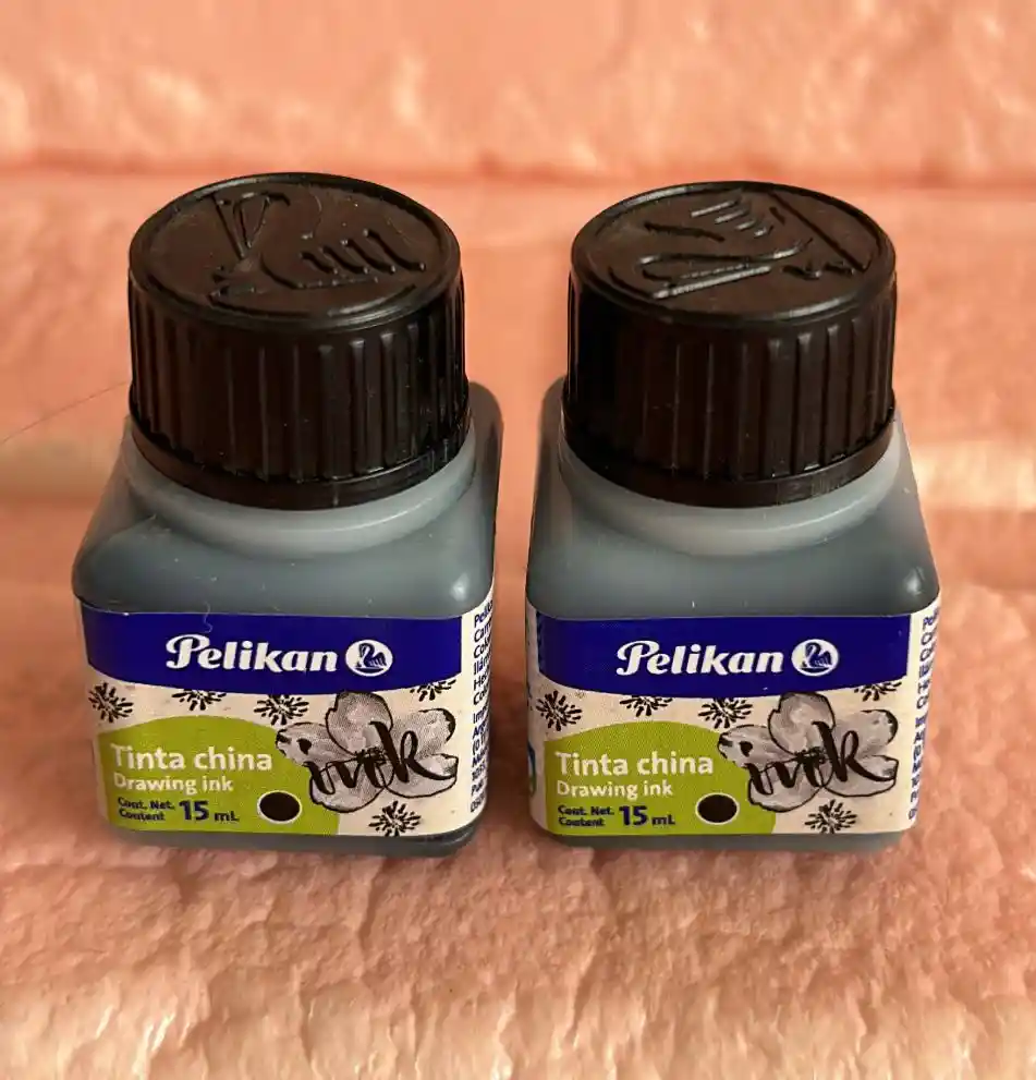 Tinta China Negra Pelikan 15ml