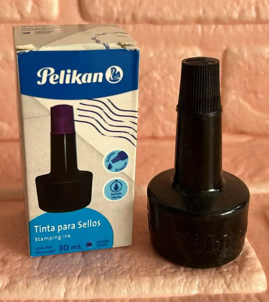 Tinta Para Sello Morada 30ml Pelikan