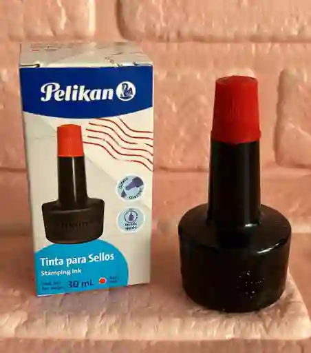 Tinta Para Sello Roja 30ml Pelikan