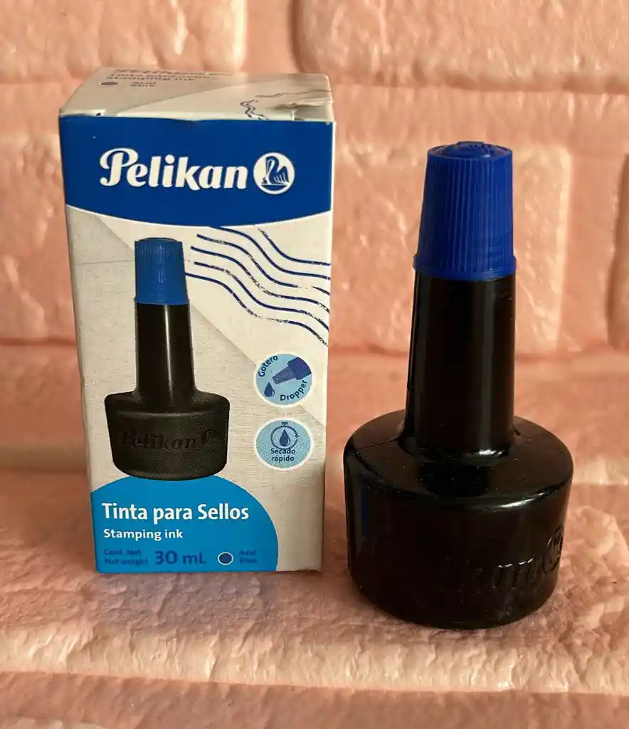 Tinta Para Sello Azul 30ml Pelikan