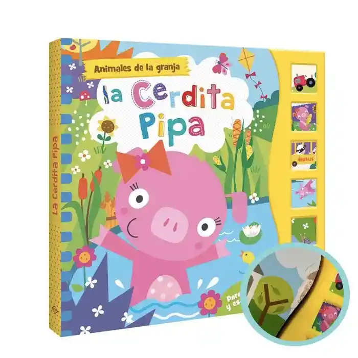 Libro Infantil La Cerdita Pipa Con Sonidos Para Niños