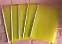 Carpeta Bisel Oficio Amarillo Neon