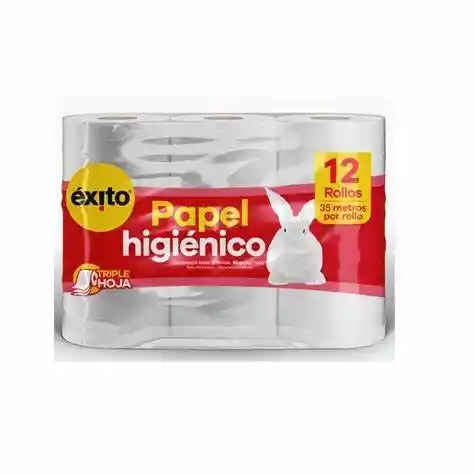 Papel Higienico X 12 Rollo Triple Hoja 35 Metros