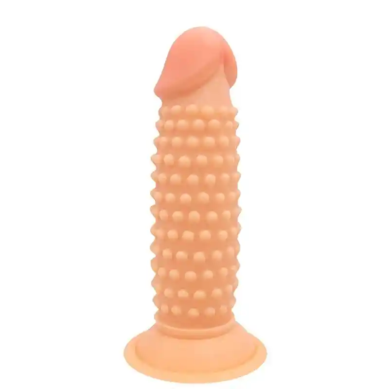 Dildo Texturizado Cob 13,3 Cm Café