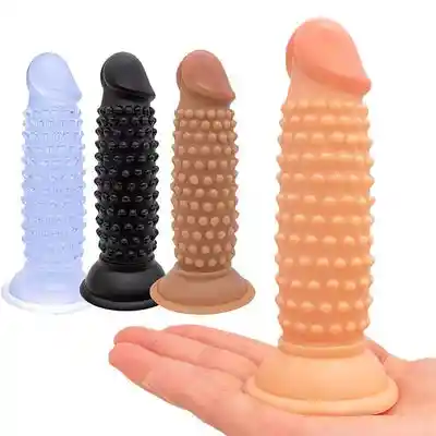 Dildo Texturizado Cob 13,3 Cm Café