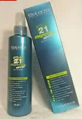 Salerm 21 Express Termoprotector, (repara Nutre, Hidrata, Controla Friss, Da Volumen, Proteje Color, Fortalece Fibra Capilar, Efecto Antivejesimiento)