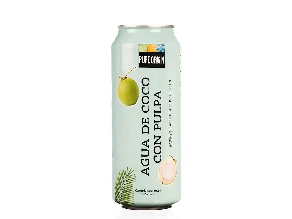 Agua De Coco Con Pulpa 500 Ml