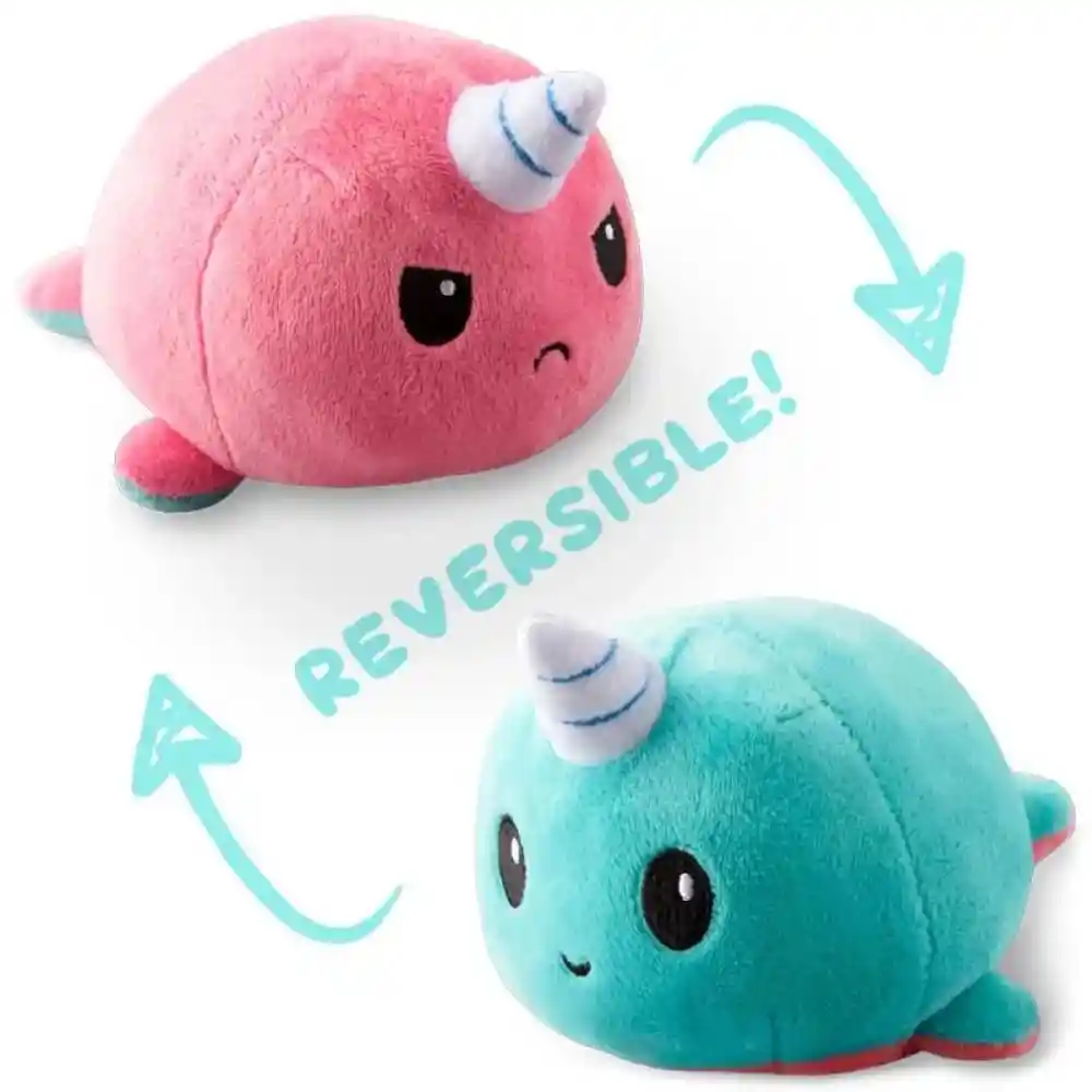 Peluche Narval Reversible