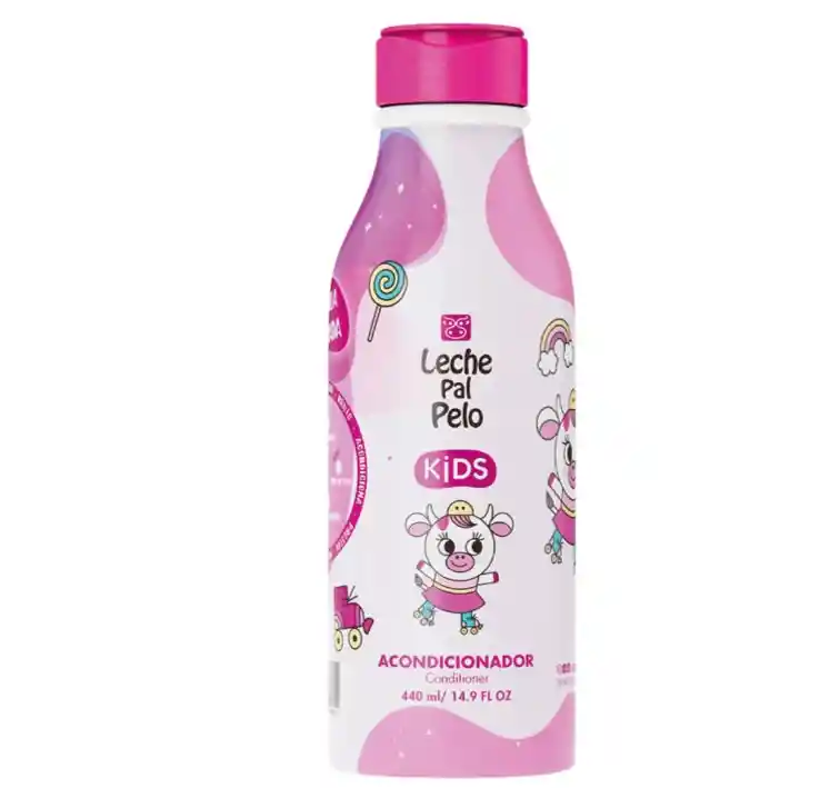 Kit Kids (shampoo + Crema Peinar + Acondicionador) Leche Pal Pelo 440ml