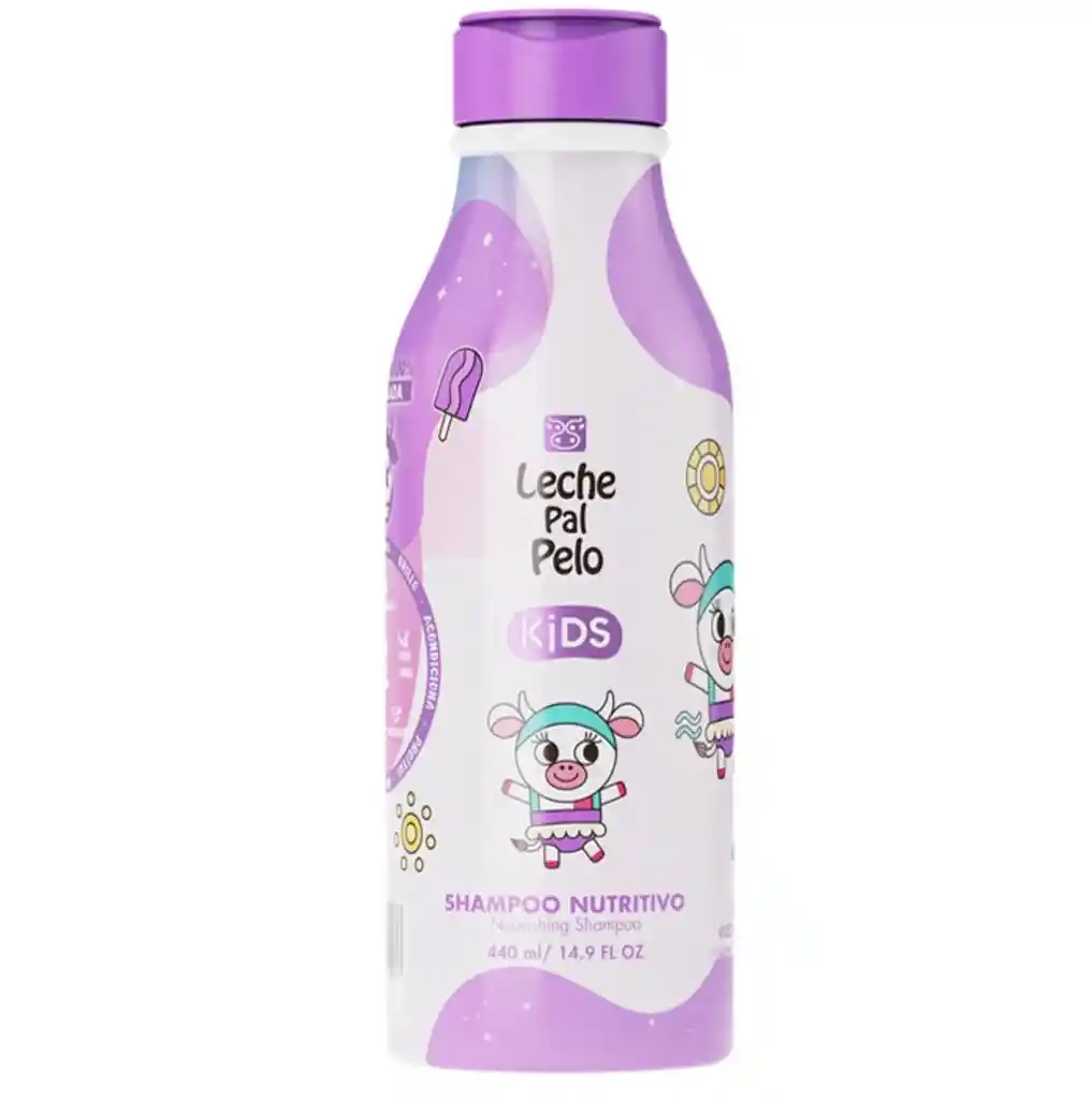 Kit Kids (shampoo + Crema Peinar + Acondicionador) Leche Pal Pelo 440ml