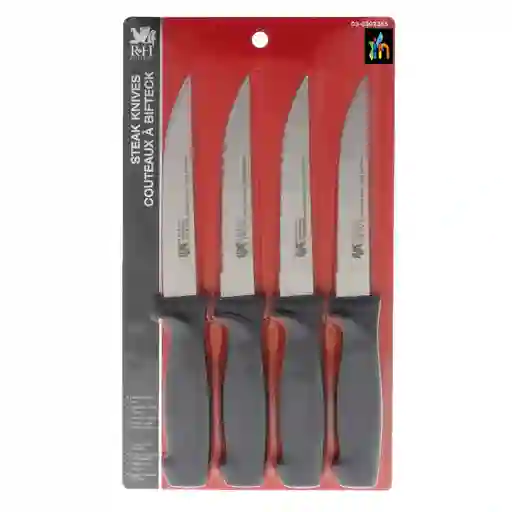 Set De Cuchillos Para Carnes En Acero Profesionales