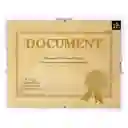 Marco En Madera Para Certificados, Documento O Diplomas