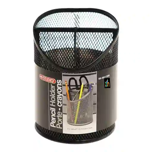 Porta Lapices Para Oficina Metalico Con Malla