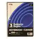 Cuaderno Con 250 Paginas De 3 Materias Rayado