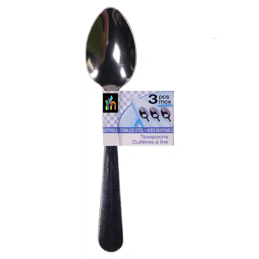 Cuchara Sopera En Acero Inoxidable Por 3 Piezas