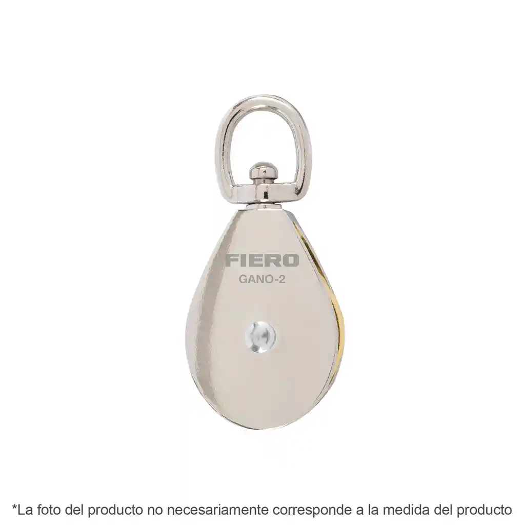 Polea Garrucha Metálica Para Noria De 1", Fiero