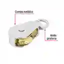 Polea Garrucha Metálica Para Noria De 1", Fiero