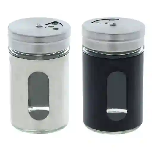 Recipiente Para Sal Y Pimineta En Plastico Para Cocina