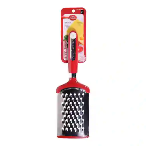 Rallador En Aluminio Con Mango Plastico Para Uso De Cocina