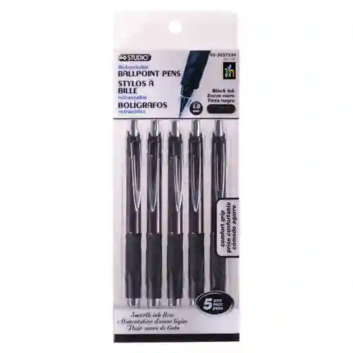 Boligrafos De Tinta De Suave Flujo Retractil