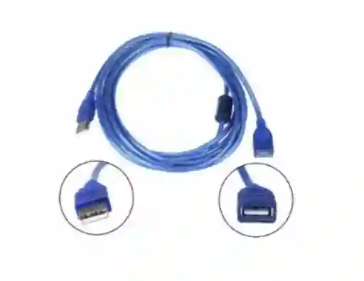 Cable Extensor Usb 2.0 Macho - Hembra 5 Mts Alta Velocidad