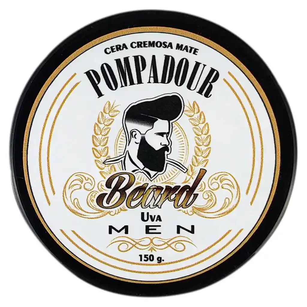 Cera Bear Pompadour Pomada Para Cabello Mate Uva Men 150g