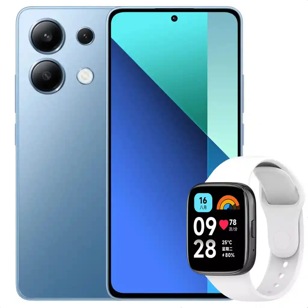 Xiaomi Redmi Note 13 256gb /8gb Blue + Watch 3 Active Wht