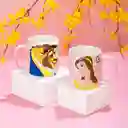 Set Mugs Pareja Bella Y Bestia Disney (x2 Uds.)