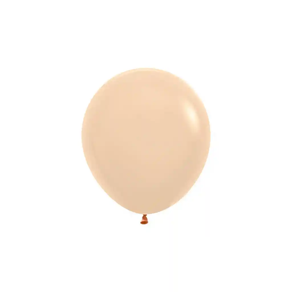 Globo Durazno Malibu Pastel Mate R18 X 6 Globos