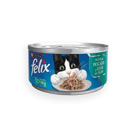 Felix Lata Filetes De Pescado Y Atun Salsa X 156 Gr