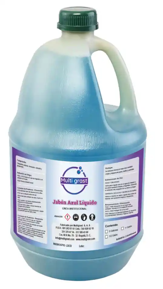 Jabón Liquido Azul