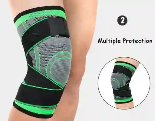Rodillera Deportiva Unixes Elástica, Presurizada, Equipo De Fitness (x1 Unidad)